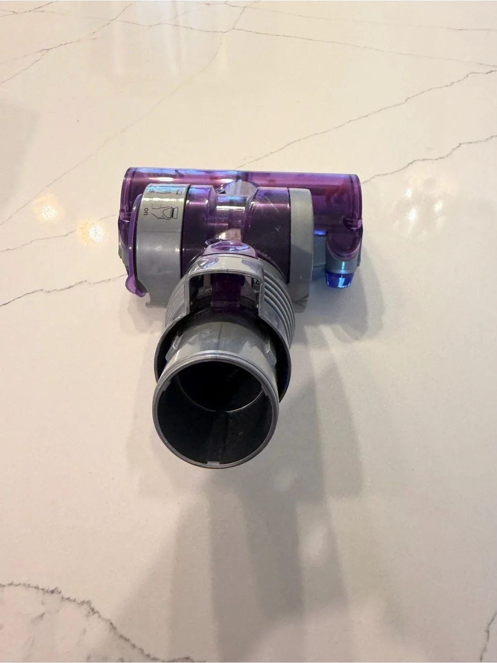 NWT Dyson OEM Mini Turbine Head Vacuum Attachment Tool - Purple/Gray (Brand New)